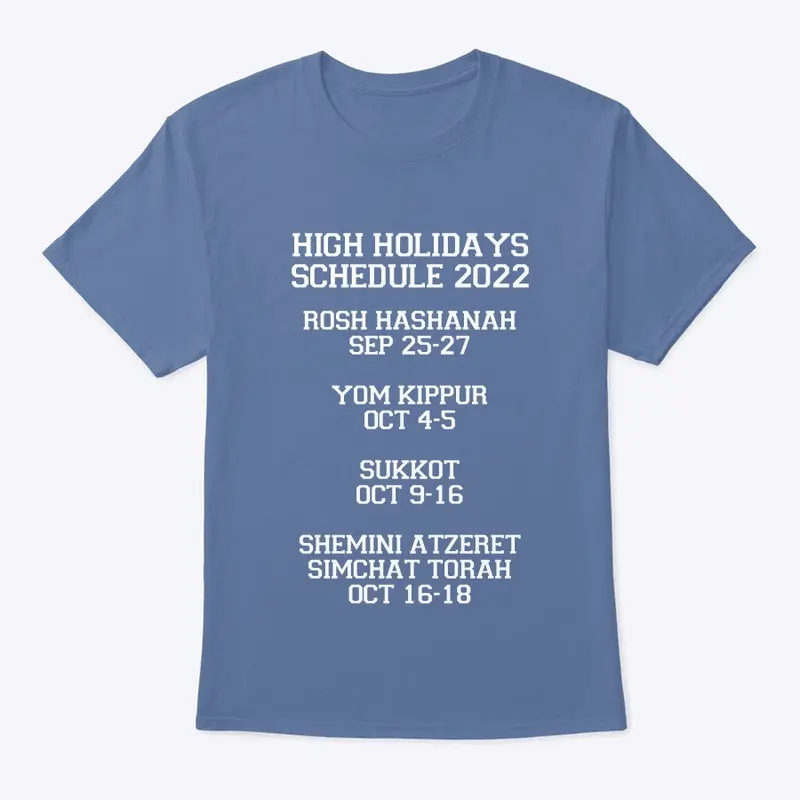 High Holidays 2022 Shirt